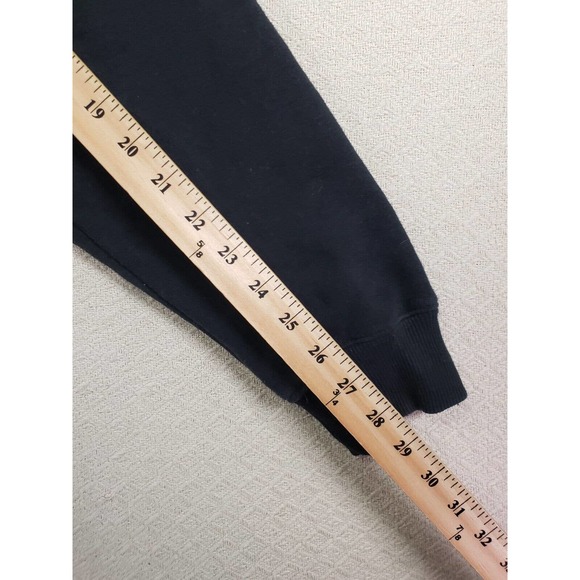 J. America Hoodie Mens Large Black Pullover Toronto Long Sleeve Drawstring - Picture 8 of 10